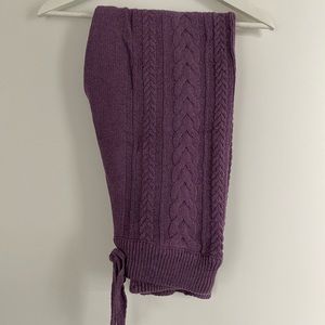 Knit and Woven Cozy Pants (size S-M with 28 - 34”
waist range)